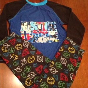 Justice League fleece PJs 14/16